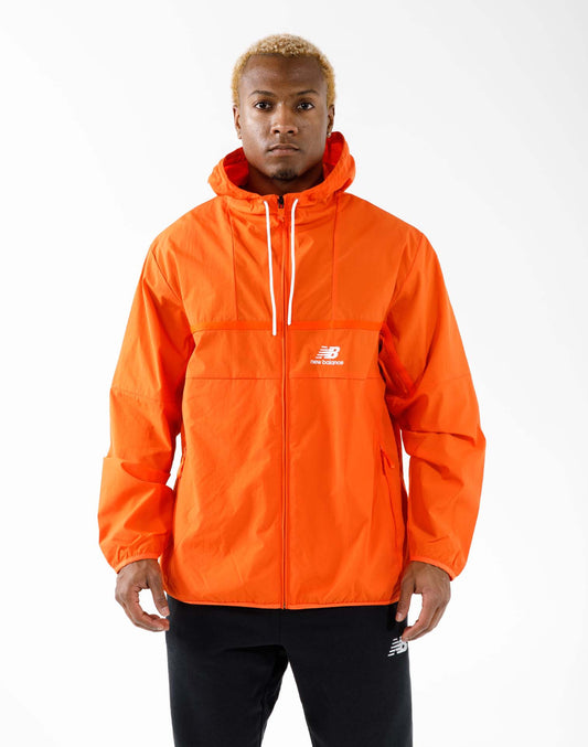 New Balance Athletic Amplified Windbreaker Jacket Orange