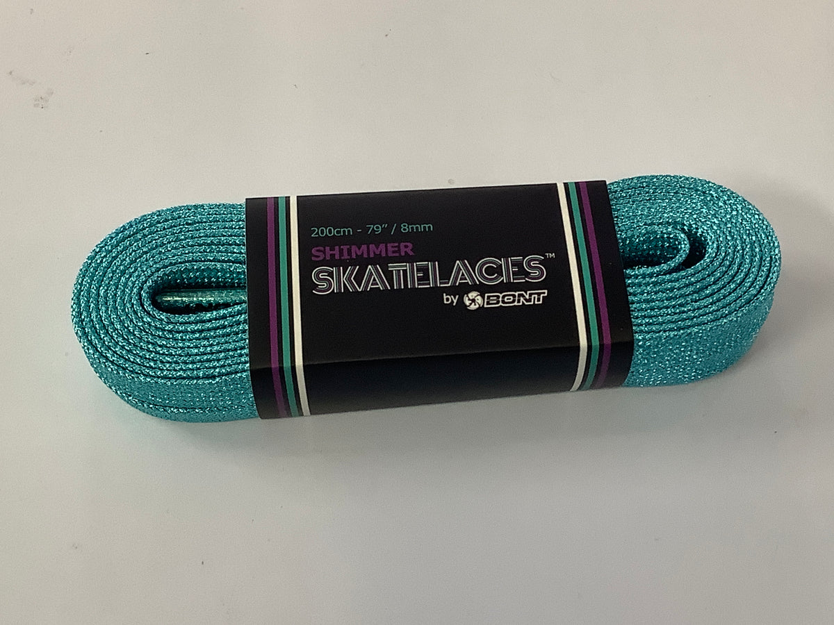 Bont Simmer Skate Laces Misty Teal 200cm - 79” / 8mm shoe strings