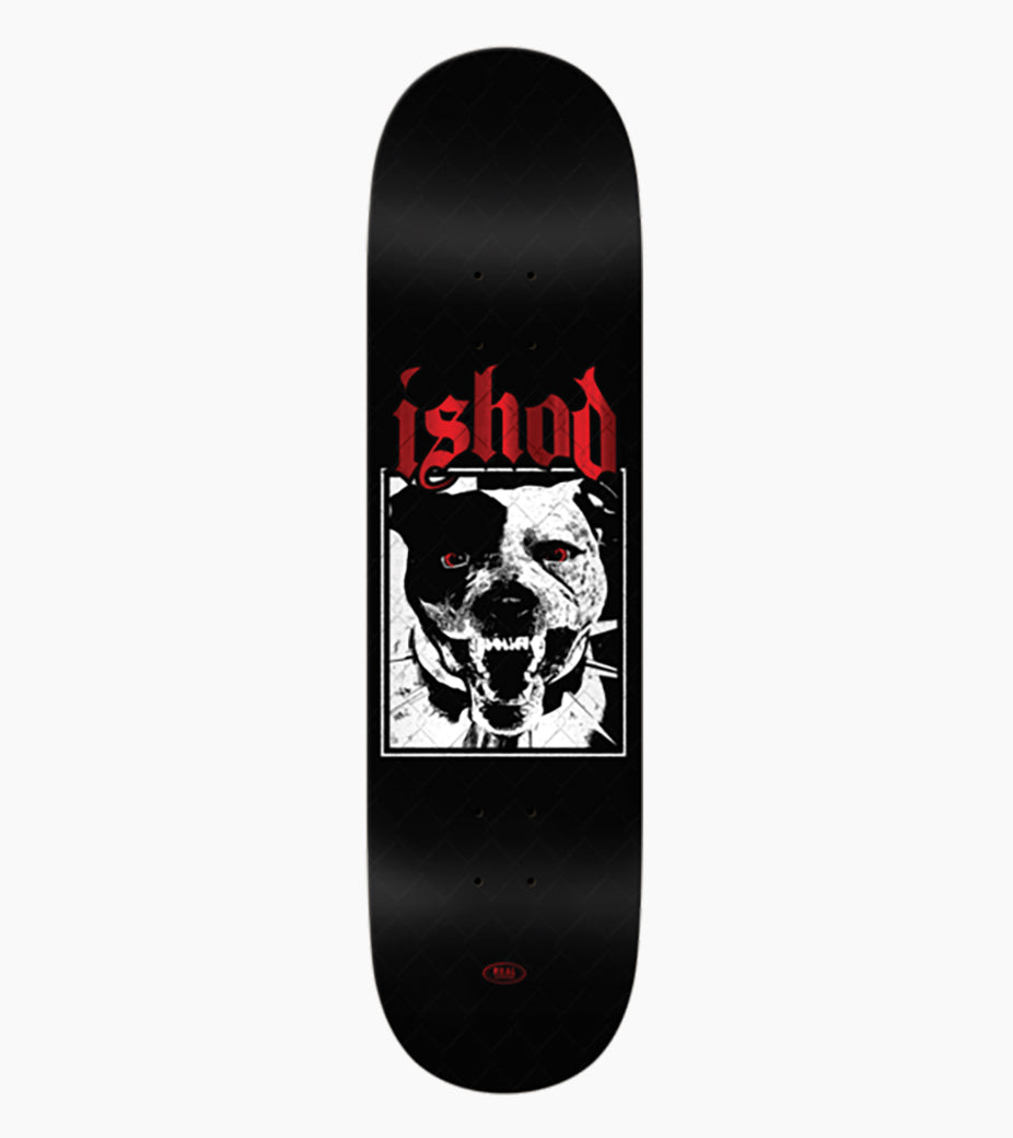 Real Ishod Wair 8.5 Vicious Twin Tail Black Skateboard Deck