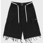 LAKAI Cargo Jumbo Jort - Black shorts