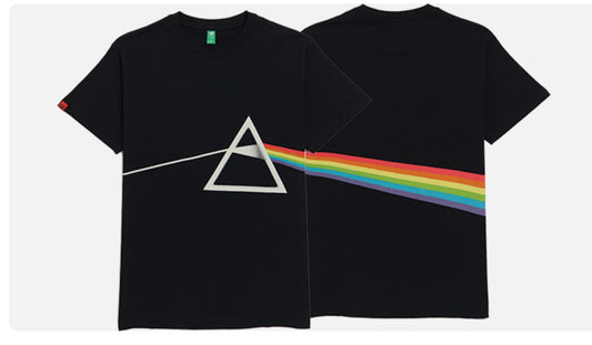 Habitat Shirt Pink Floyd Dark Side of the Moon Black T-shirt