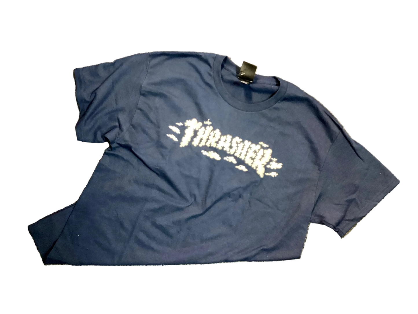 Thrasher Clouds by Spanky S/S Shirt Navy
