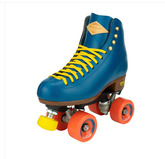 Riedell leather roller skates Crew Ocean