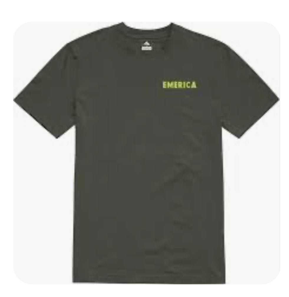 Emerica X Shake Junt Medium T Shirt green