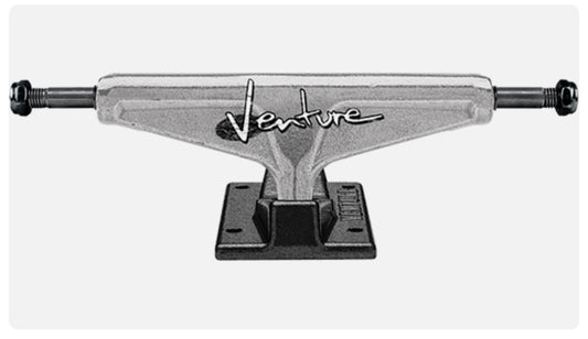 Venture Hi 5.8 VCH hollow Crinkle pol black skateboard truck set