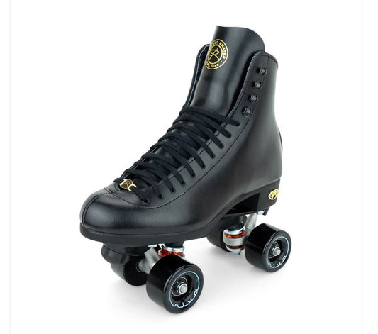 Riedell Uptown Roller Skates Black Size M 10.5