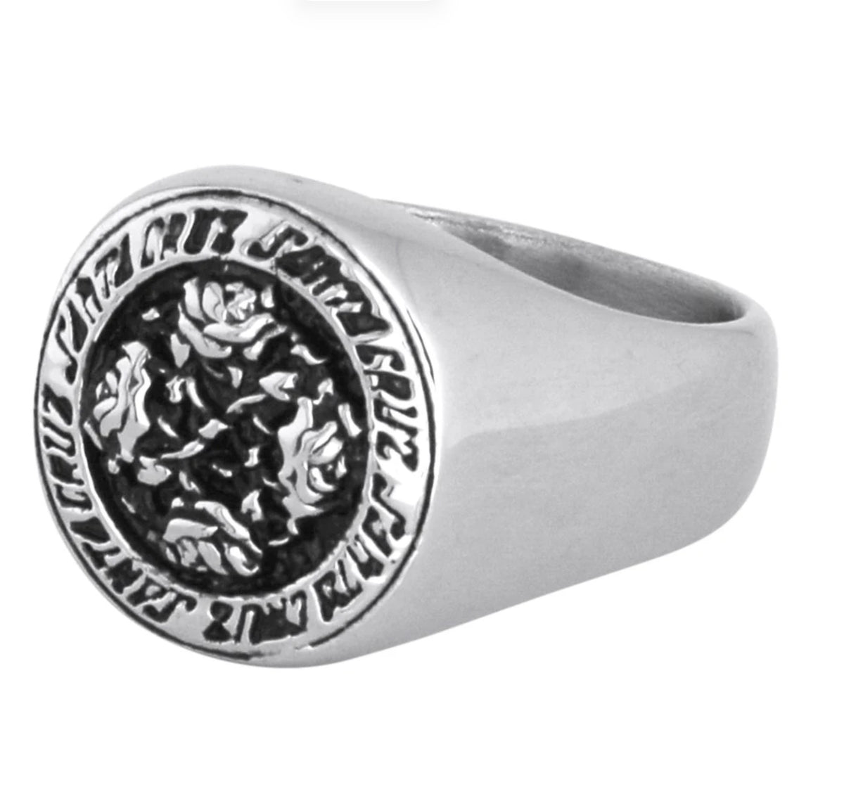 Santa Cruz Dressen Pen Roses Ring Silver OS