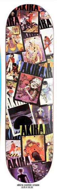 Hookups 8.25” skateboard deck Akira 7 Katsuhiro Otomo
