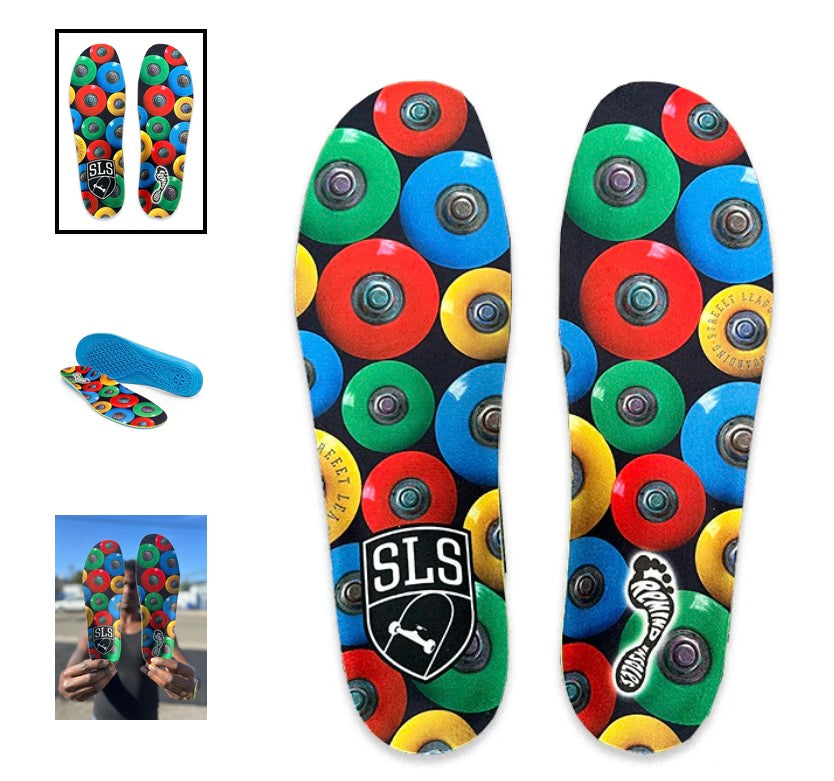 REMIND REDE IMPACT STREET LEAGUE 5.5mm LOW-TO-ALL ARCH INSOLES SIZE 7.5-9 skateboard insoles