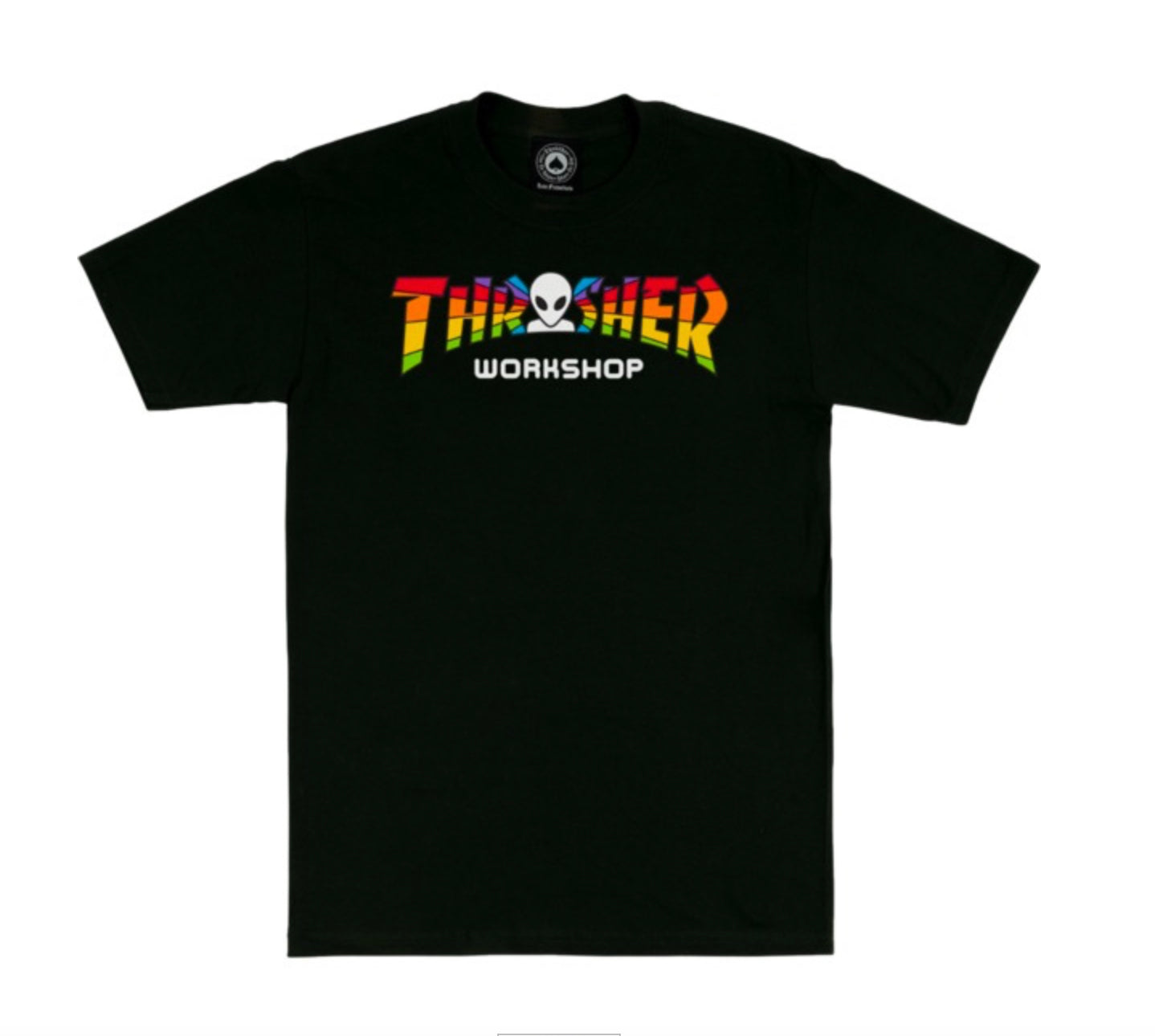 Thrasher X Alien Workshop spectrum T shirt black size LARGE