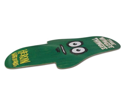 Heroin Wingee Thingee Shaped 15.25 Skateboard Deck