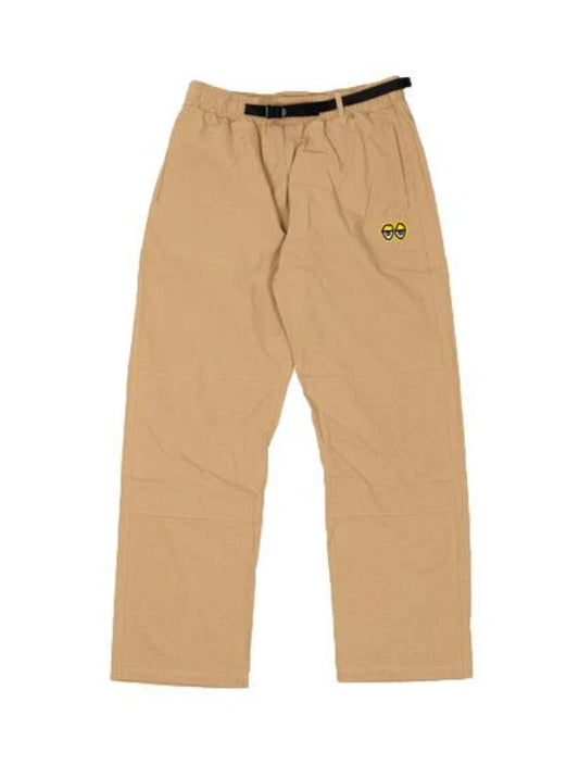 Krooked Eyes Ripstop double knee pants khaki XS