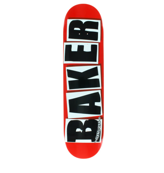 Baker 8.75 Mellow Concave Skateboard Deck Brand Logo Red Black White