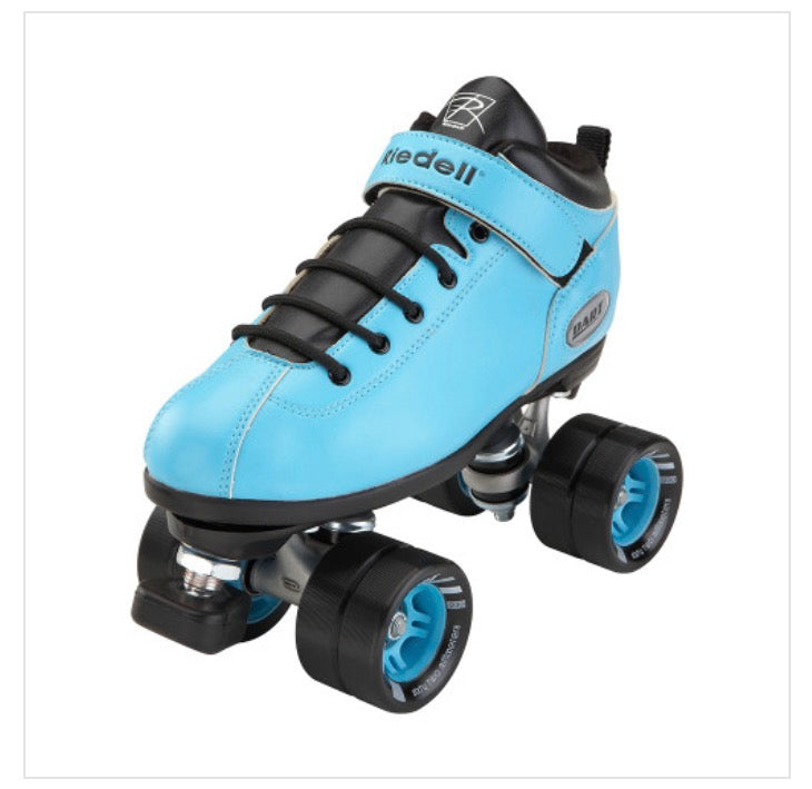 Riedell DART Roller Skates Light Blue Size M6