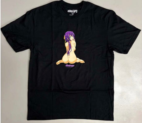 Hookups T-shirt MISAKI BLACK size Large