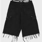 LAKAI Cargo Jumbo Jort - Black shorts