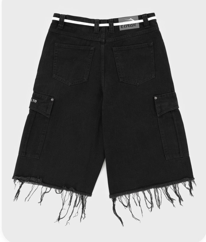 LAKAI Cargo Jumbo Jort - Black shorts