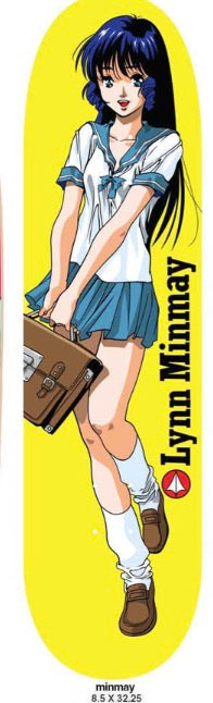 Hookups 8.25” skateboard deck Lynn Minmay