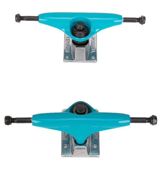 Tensor Alloy 5.0 Skateboard Trucks Aqua/Raw