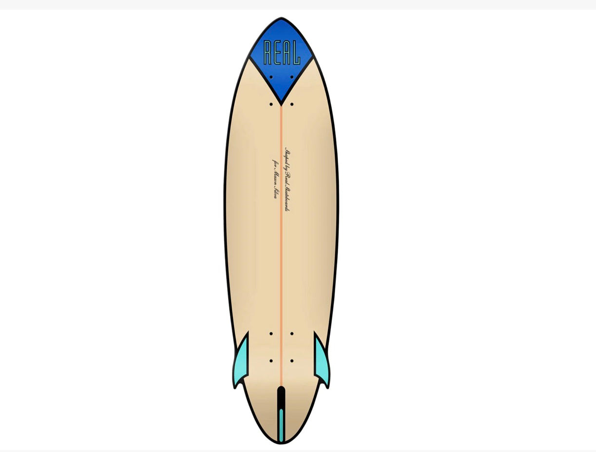 Real Skateboard Deck Silva Speed Egg 9.25