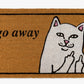 Rip N Dip Rug Door Mat GO AWAY