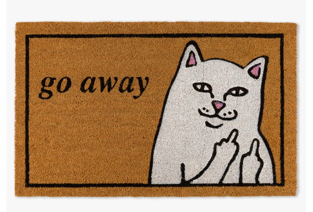Rip N Dip Rug Door Mat GO AWAY