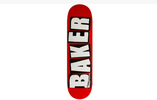 Baker Mellow Concave Skateboard Deck Brand Logo Red Black White