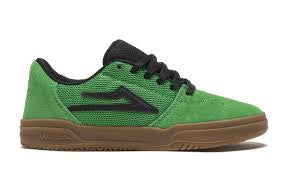 Lakai Brighton Kids Skateboard Shoe Green