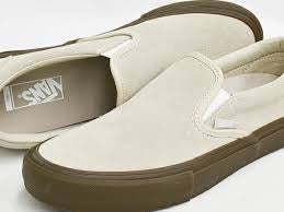 Vans Slip On Pro Skateboard Shoe Oatmeal/Gum