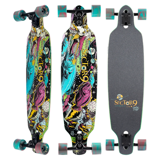 Sector 9 Fractal Battle Complete Longboard