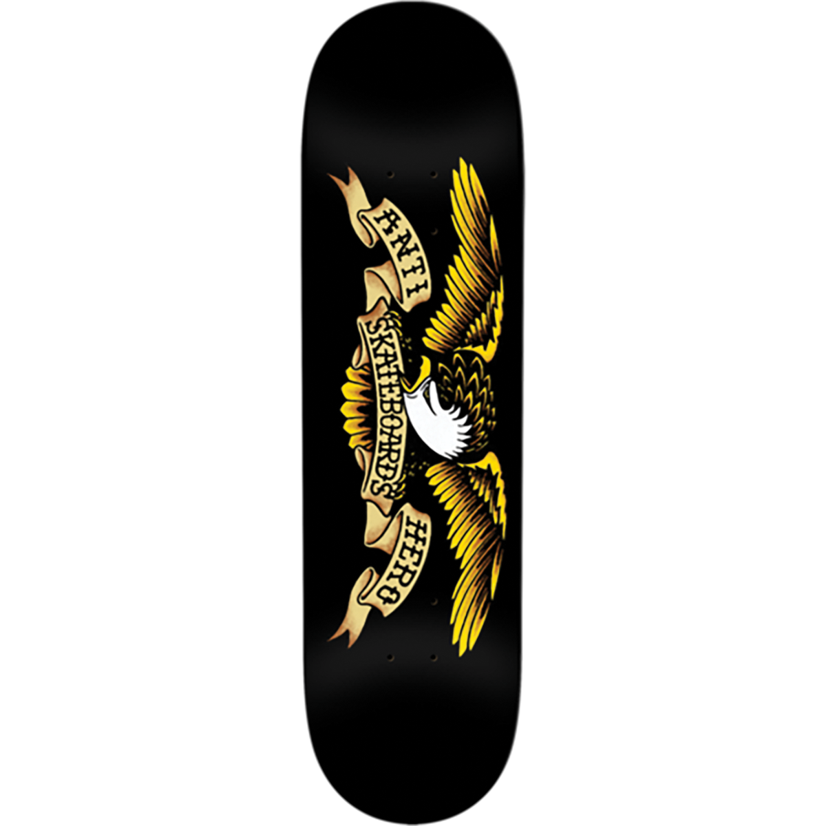 Anti Hero Skateboards Eagle DBX Black Skateboard Deck - 8.5" x 32"