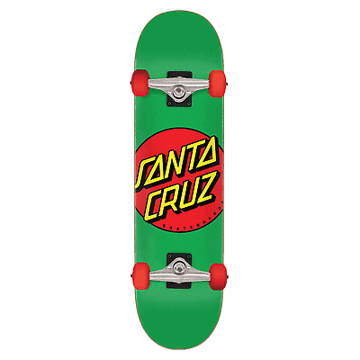 Santa Cruz Skateboard Complete Classic Dot Green 7.8" x 31"