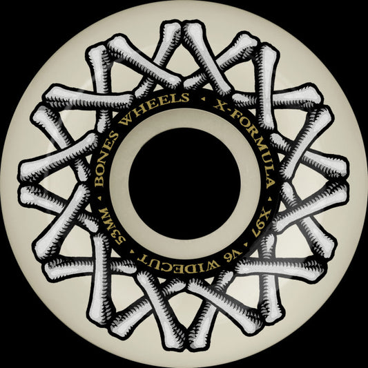 BONES skateboard WHEELS X-FORMULA WIDECUT 53 V6 X-FORMULA 99A 4PK