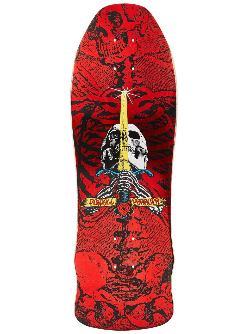 Powell Peralta OG Skull and Sword Geegah Red Foil Deck
9.75 x 30
