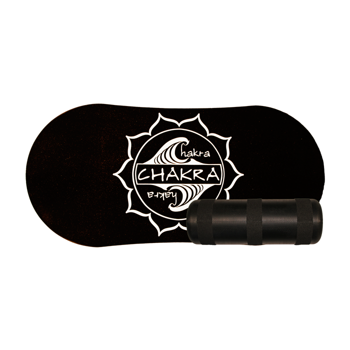CHAKRA DECK/ROLLER BALANCE KIT- BLACK balance board Chakra balance board kit with roller black