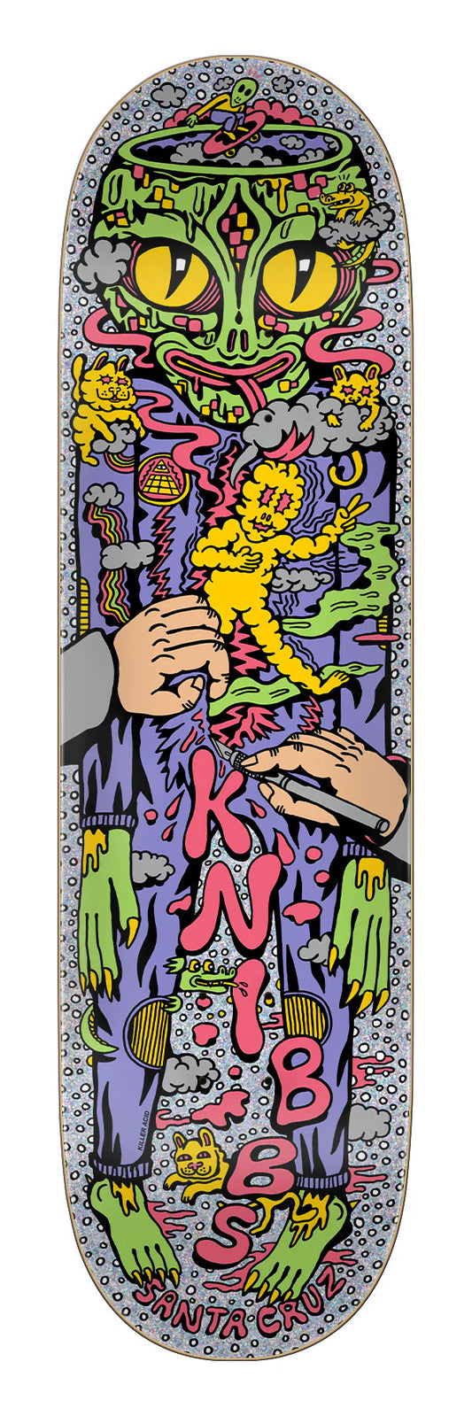 Santa Cruz 8.5 deck Knibbs Reptilian Pro skateboard deck