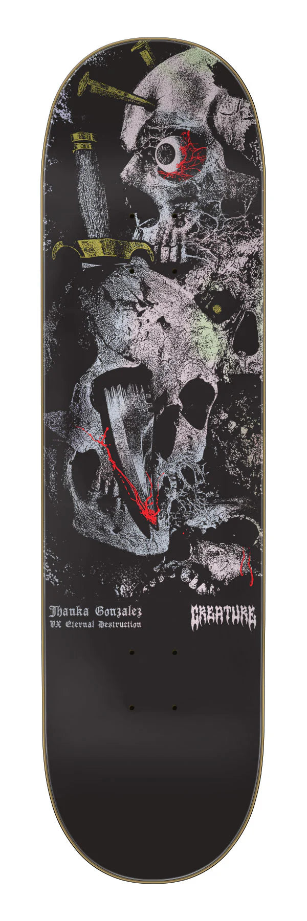 Creature 8.375 VX deck Gonzalez Mortem 32in