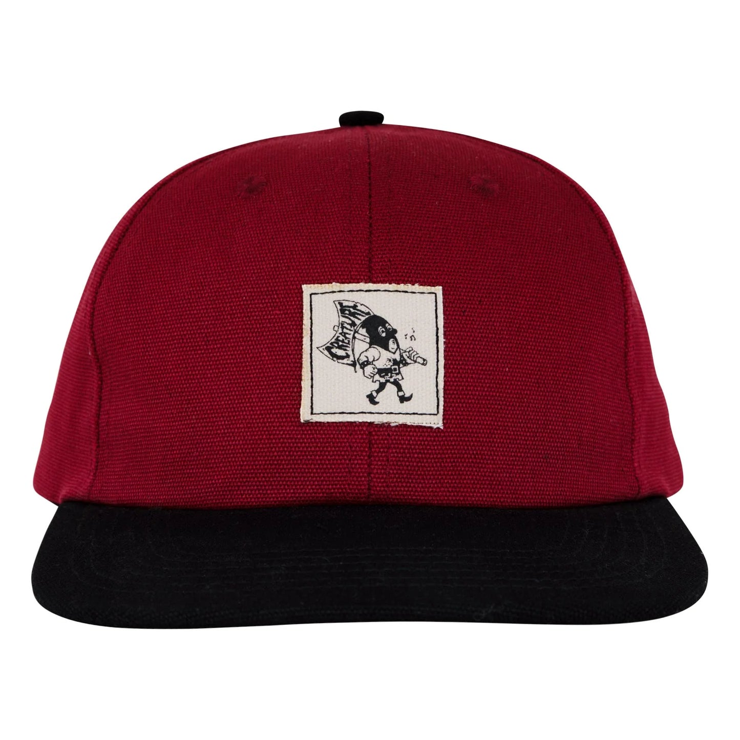 Creature Hat 9 to 5 Maroon / black SnapBack
