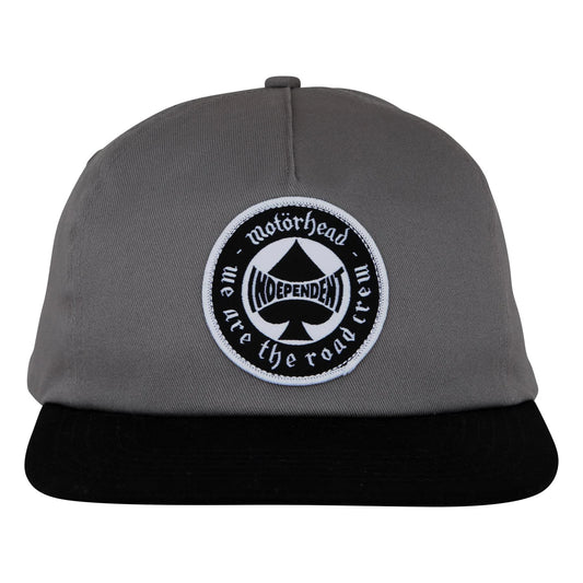 Independent X Motörhead Hat Spade SnapBack Char/blk