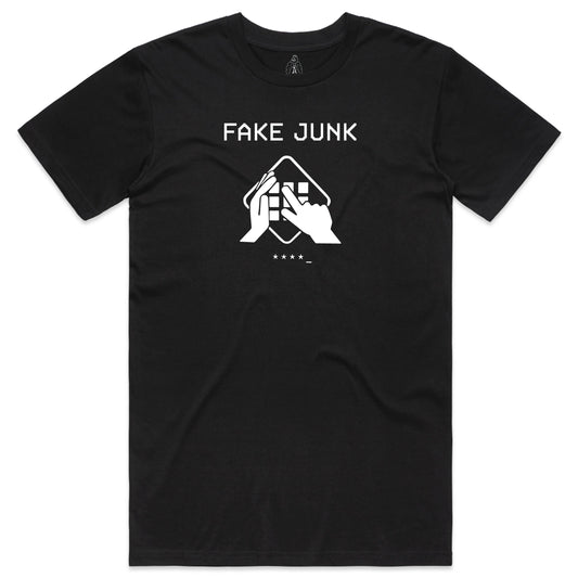 Fake Junk Passkey T Shirt Black