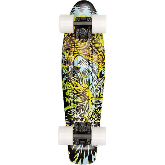 Swell Skateboards Dorado Mini Skateboard Black Cruiser Complete Skateboard - 22"