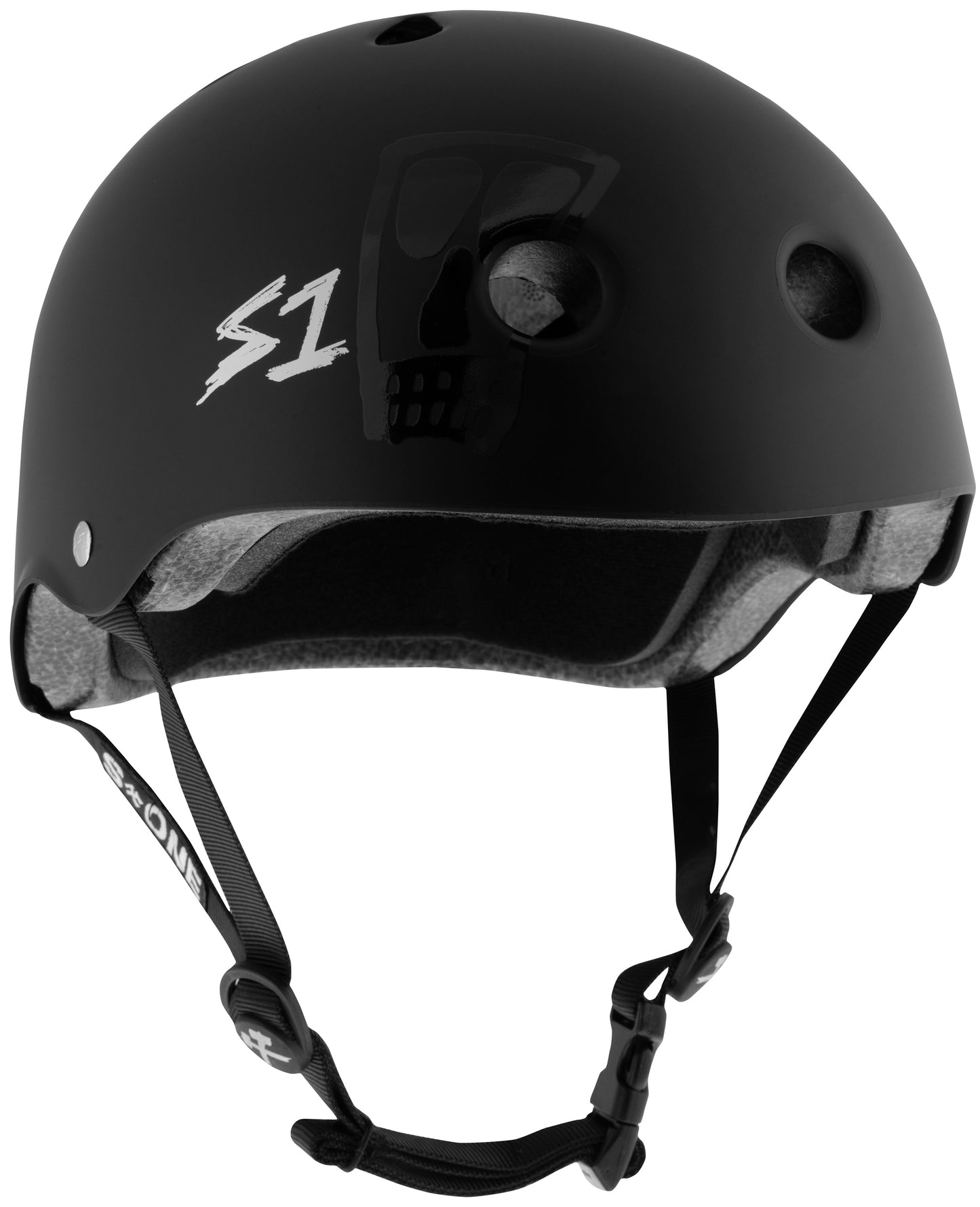 S1 Lifer Helmet - Black Matte/Vato Skull x Lance Mountain