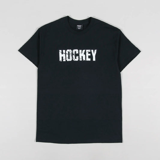 Hockey Shattered Logo T-Shirt Black