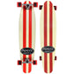 Paradise Longboard Red Pinstripe