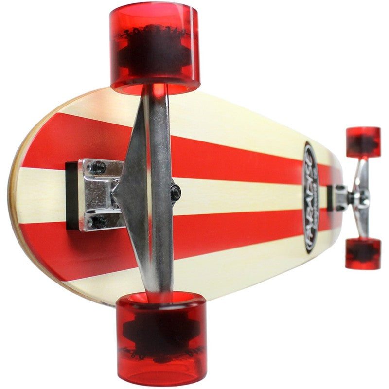 Paradise Longboard Red Pinstripe
