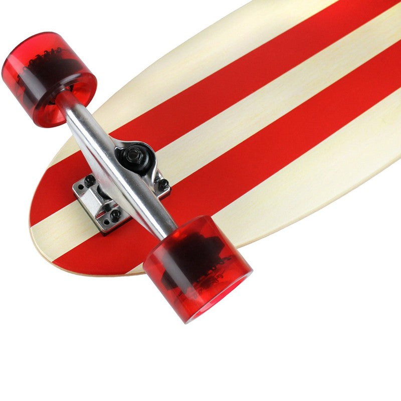 Paradise Longboard Red Pinstripe