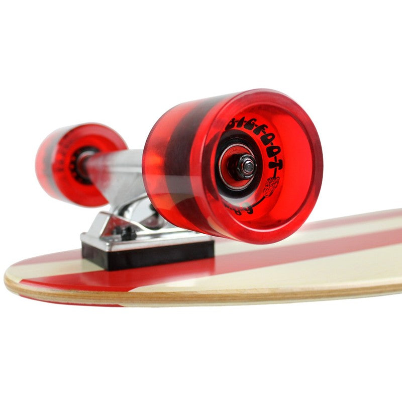 Paradise Longboard Red Pinstripe