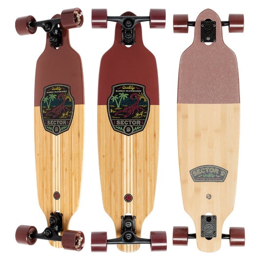 Sector 9 Complete Longboard Sidewinder Shoots Stinger Surf Skate 8.7x33.5