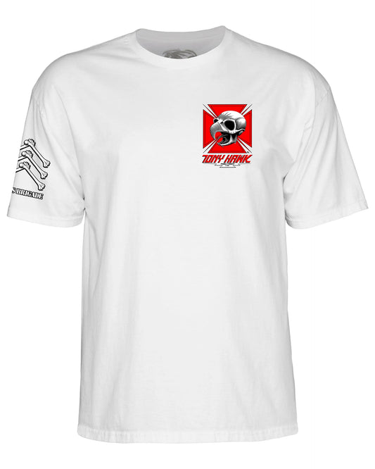Powell Peralta Bones Brigade Series 17 Tony Hawk T-Shirt - White