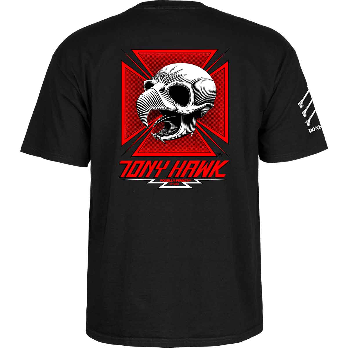 Powell Peralta Bones Brigade Series 17 Tony Hawk T-Shirt - Black